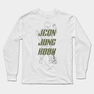 Jeon Jungkook BTS back Long Sleeve T-Shirt